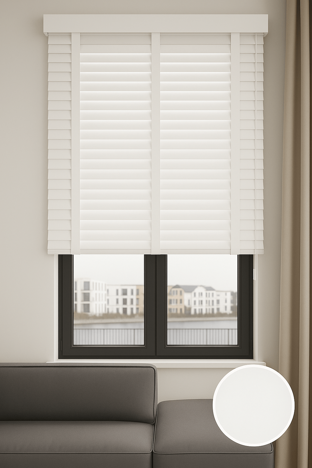 Houten Jaloezieën 50mm Wit